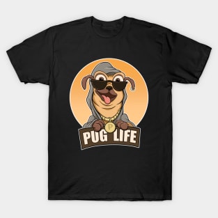 Pug Life Shirt, I love Pugs, Dog Lover Shirt T-Shirt